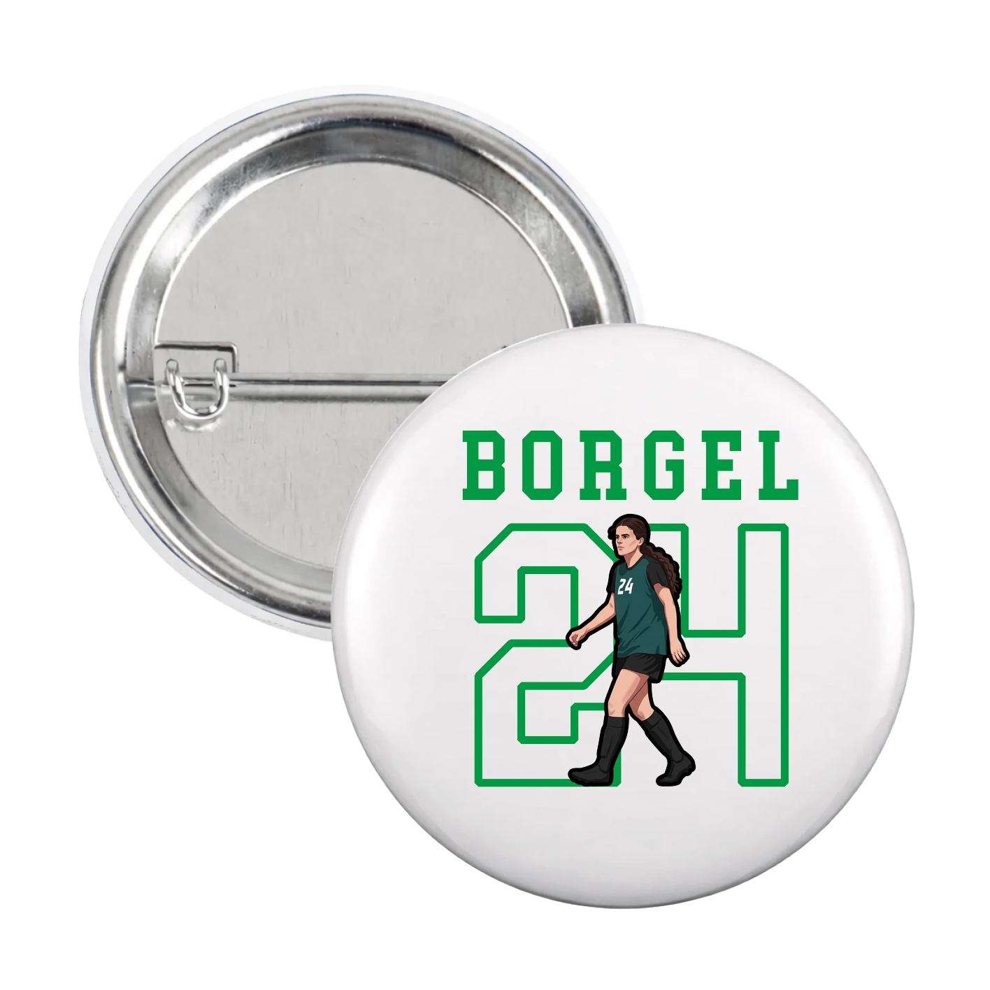 Game Day Button — Shirsey in White