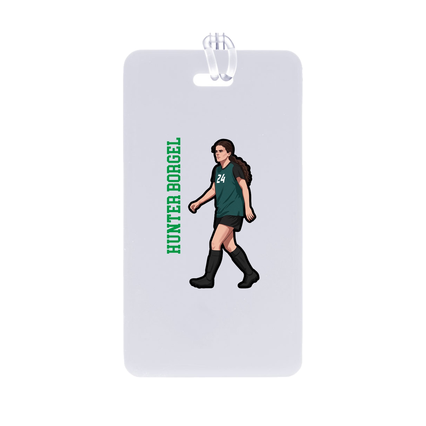 Bag Tag — Name Vertical in Classic