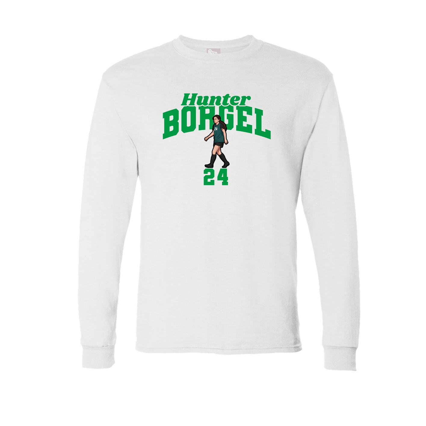 Long Sleeve Tee — Signature Arch in White