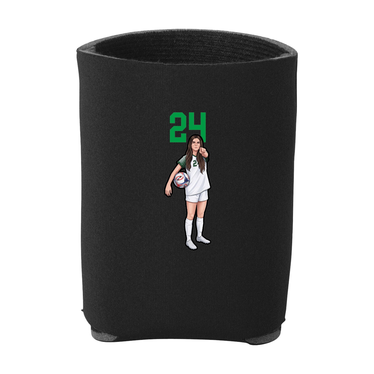 Can Holder — Number Top in Black