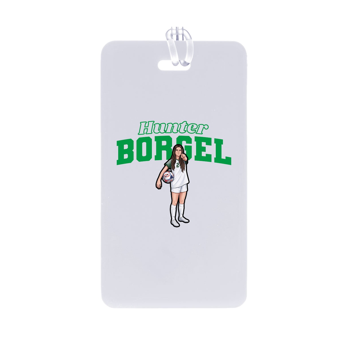 Bag Tag — Name Arch in Classic
