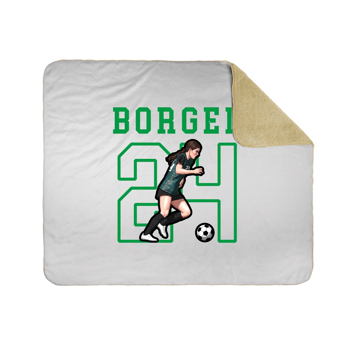 Throw Blanket — Shirsey in White