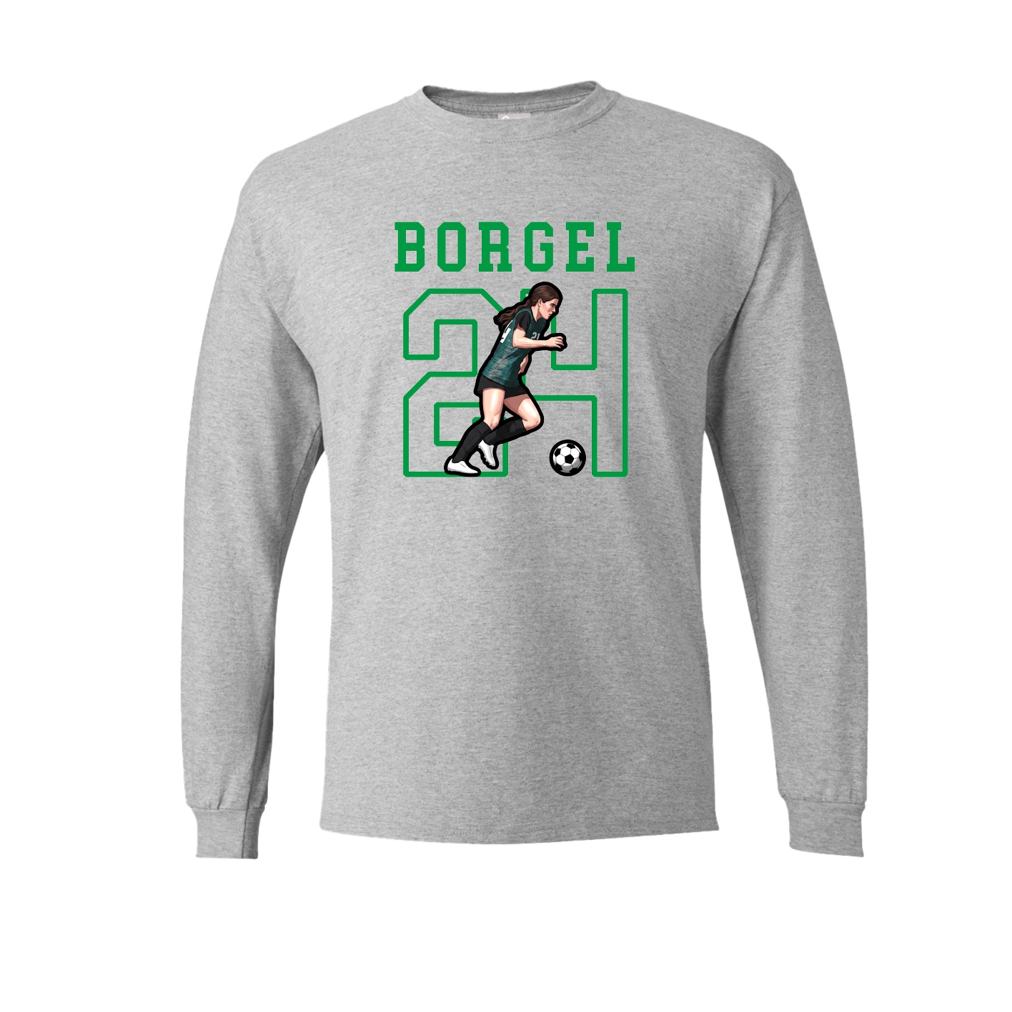 Long Sleeve Tee — Shirsey in Grey