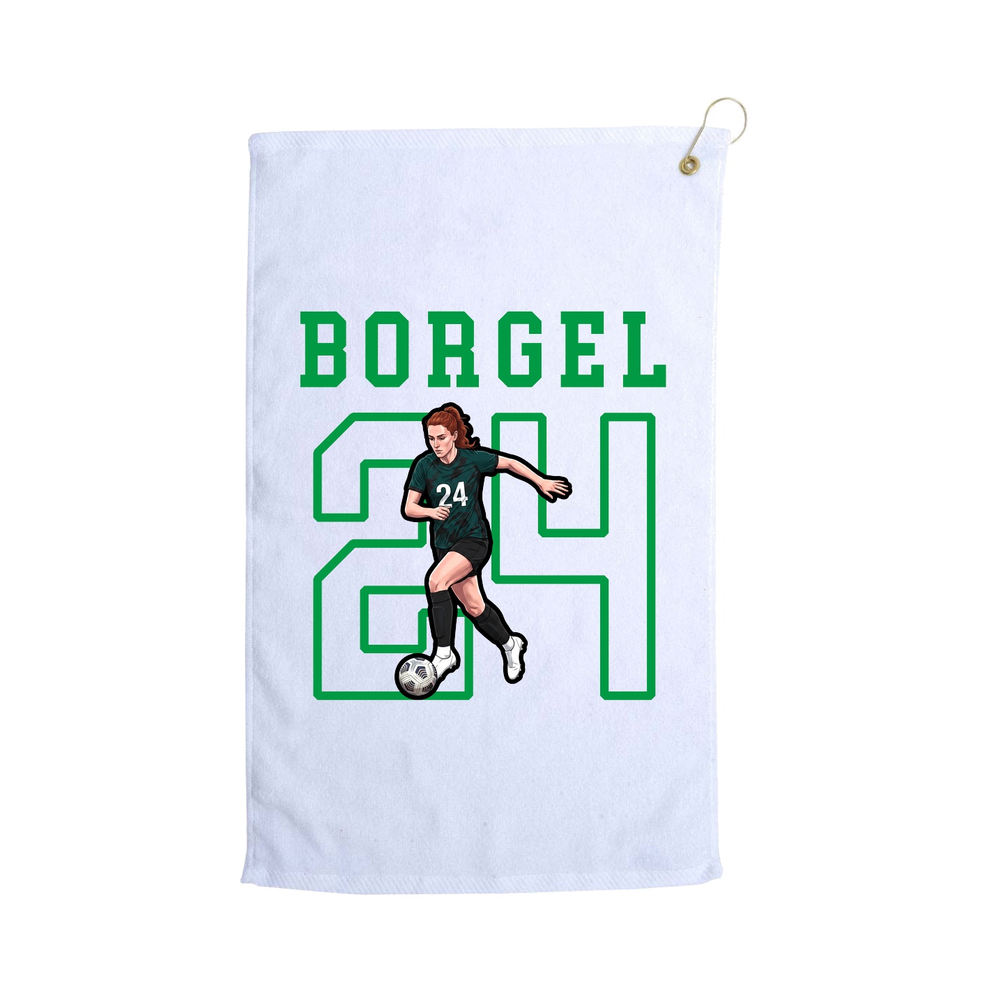 Golf Towel — Shirsey in White
