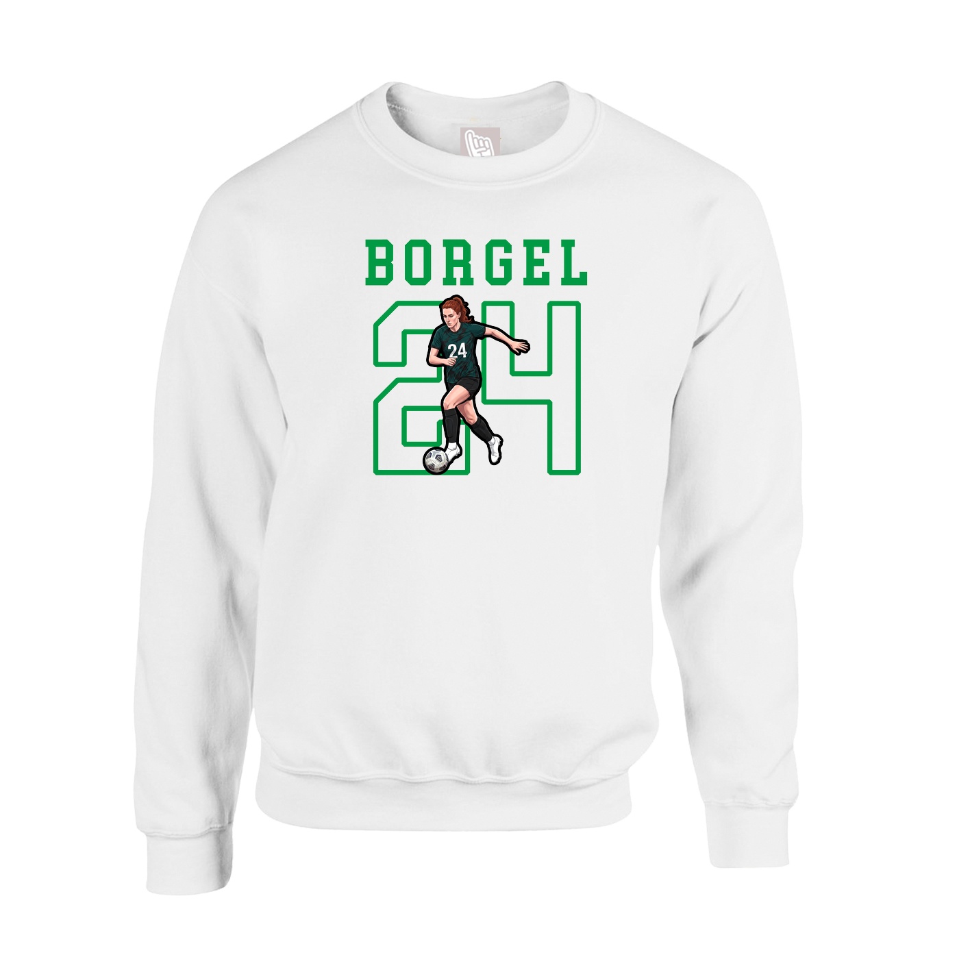 Fleece Crew — Shirsey in White