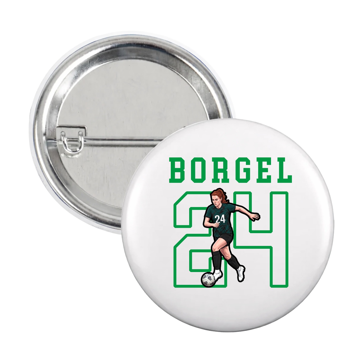 Game Day Button — Shirsey in White