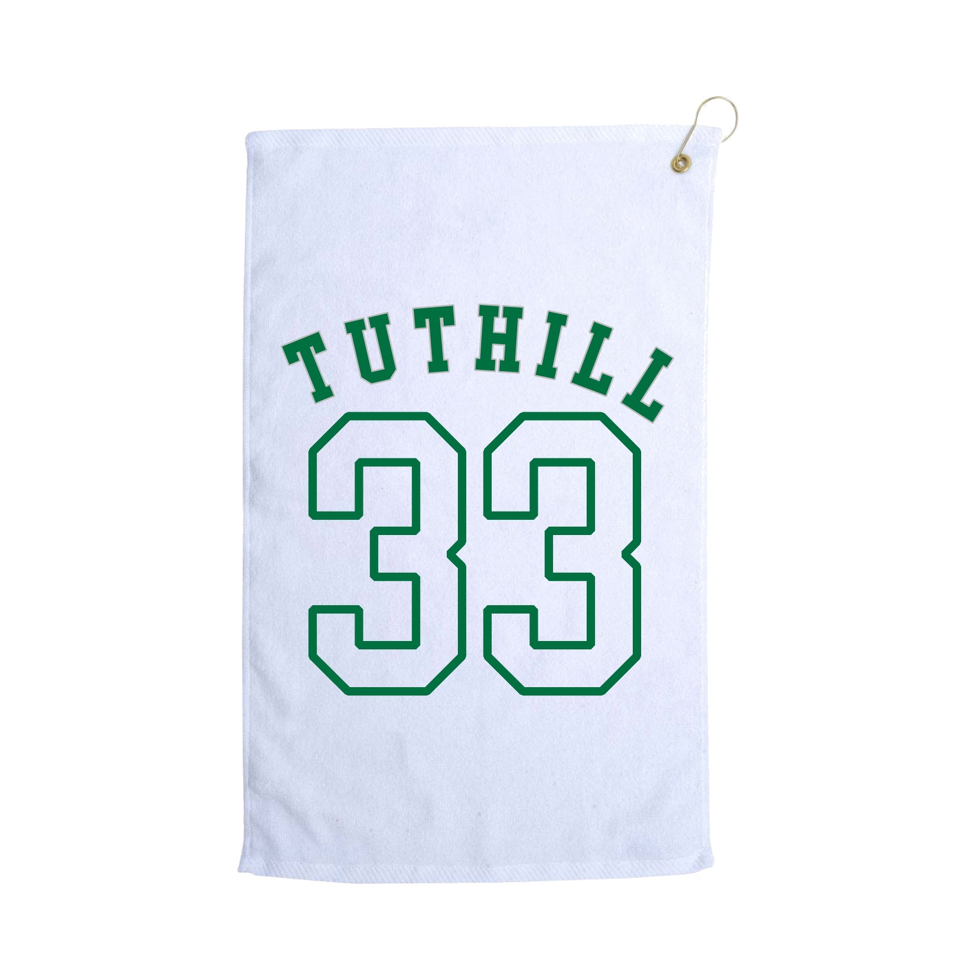 Golf Towel — Shirsey Arch in White