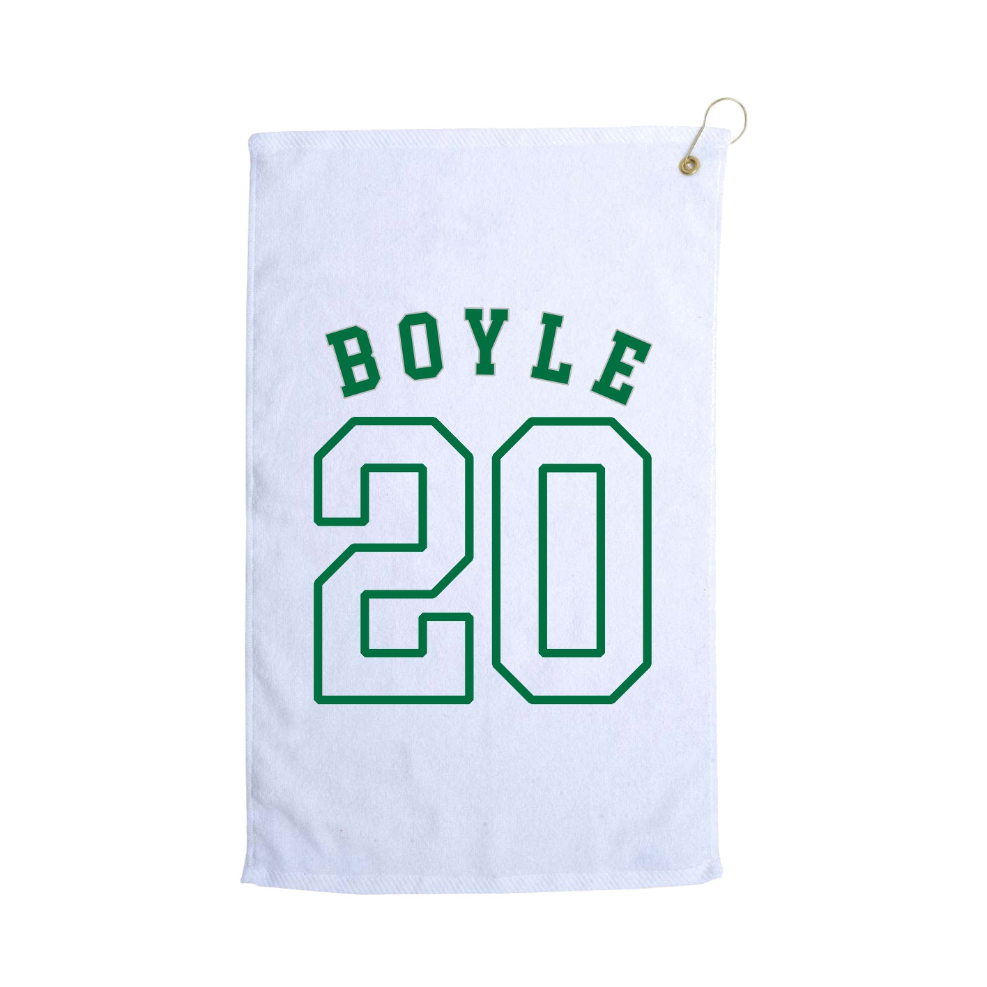 Golf Towel — Shirsey Arch in White