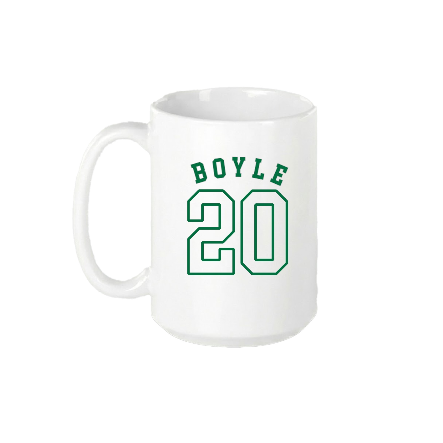 15oz Coffee Mug — Shirsey Arch in White