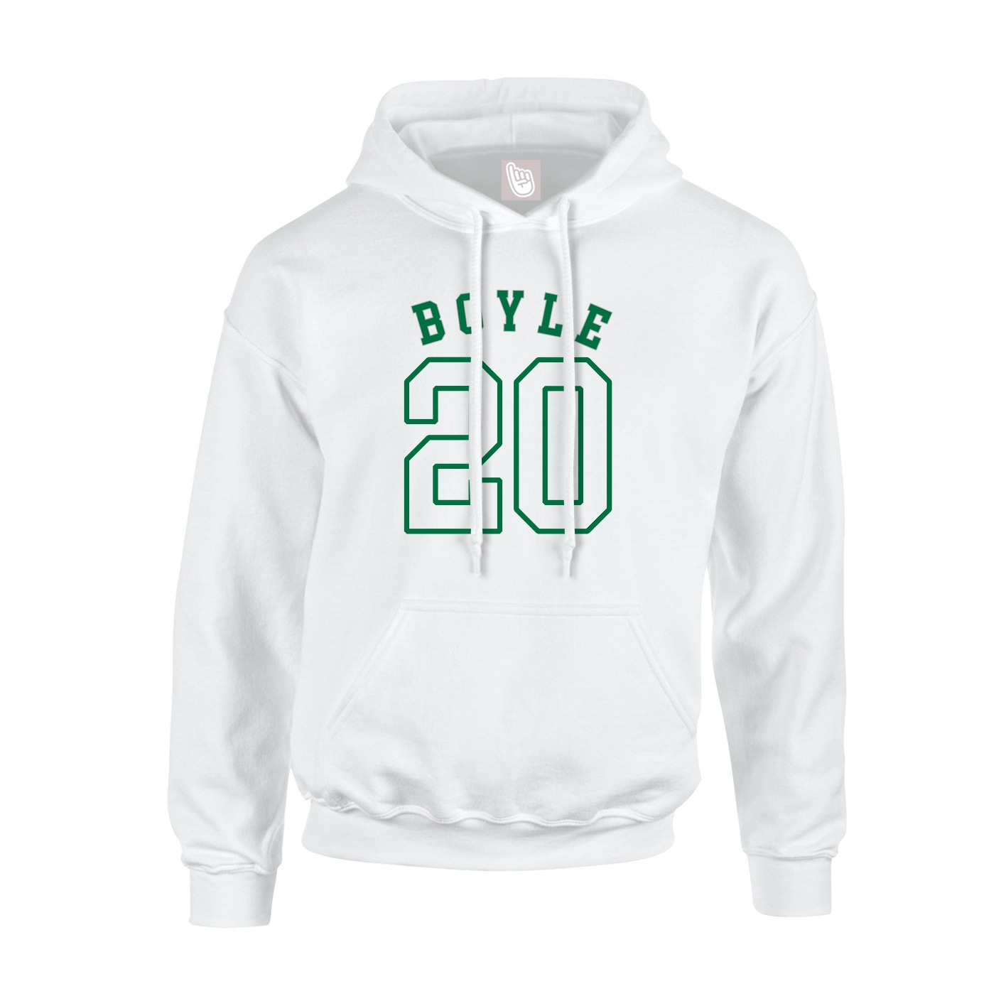 Hoodie — Shirsey Arch in White