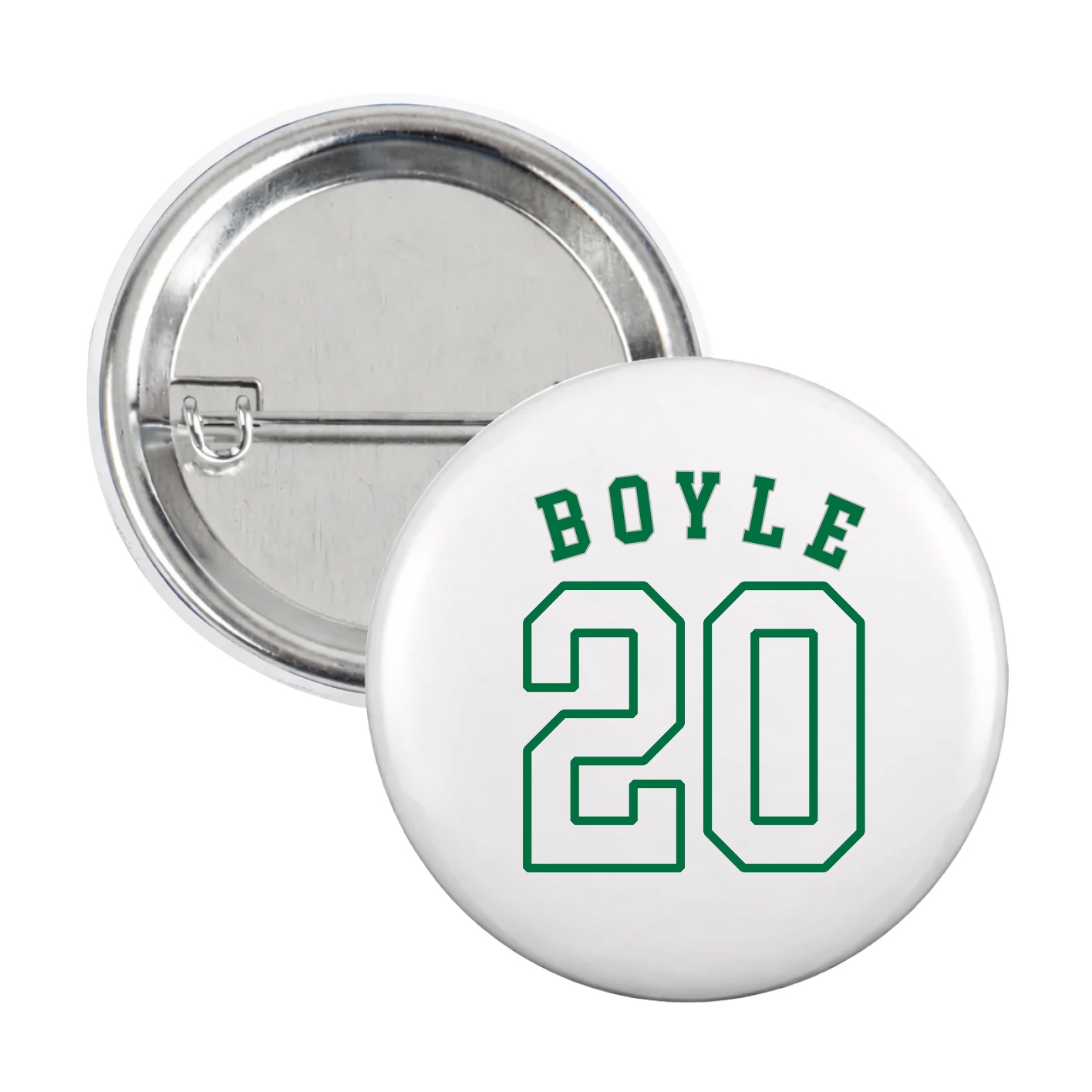 Game Day Button — Shirsey Arch in White