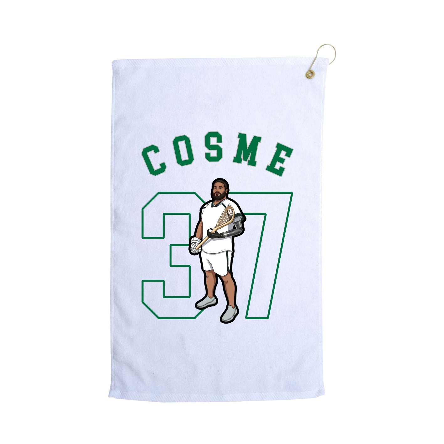 Golf Towel — Shirsey Arch in White
