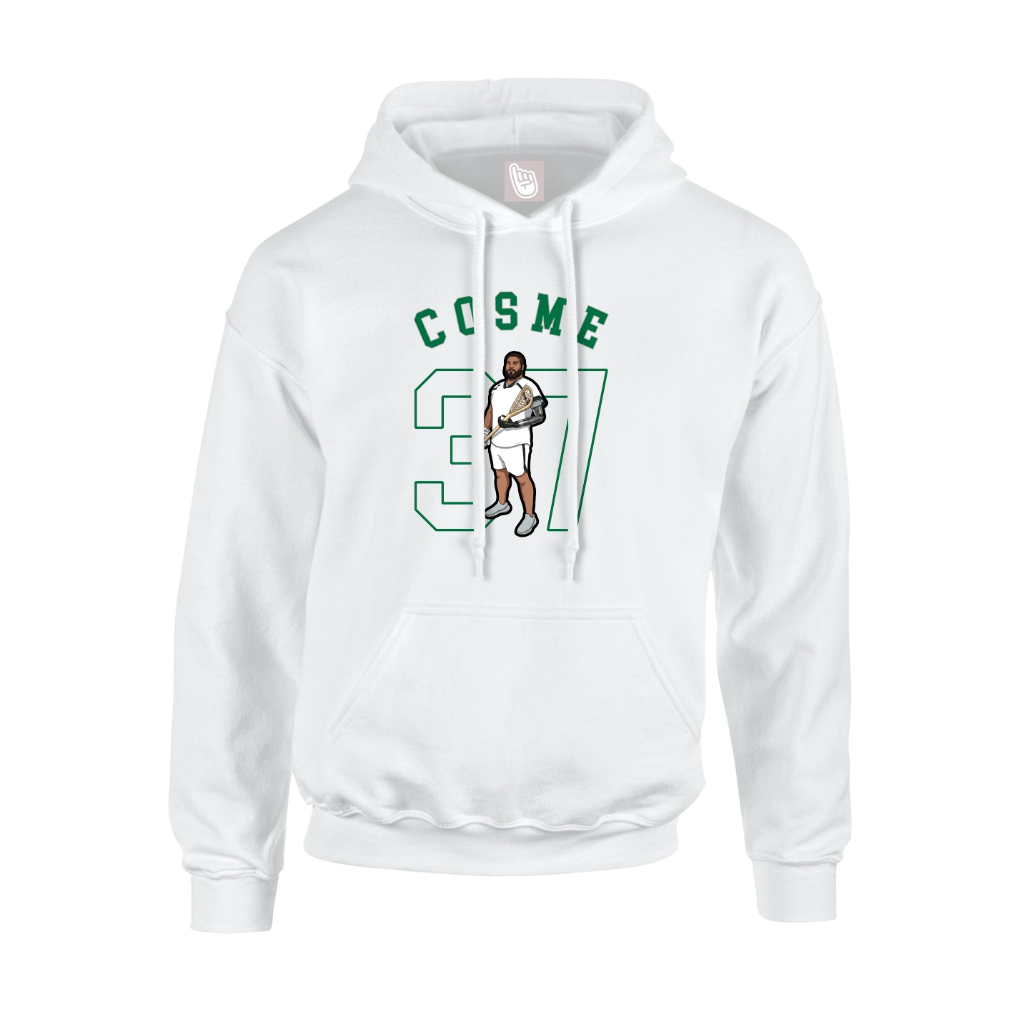 Hoodie — Shirsey Arch in White