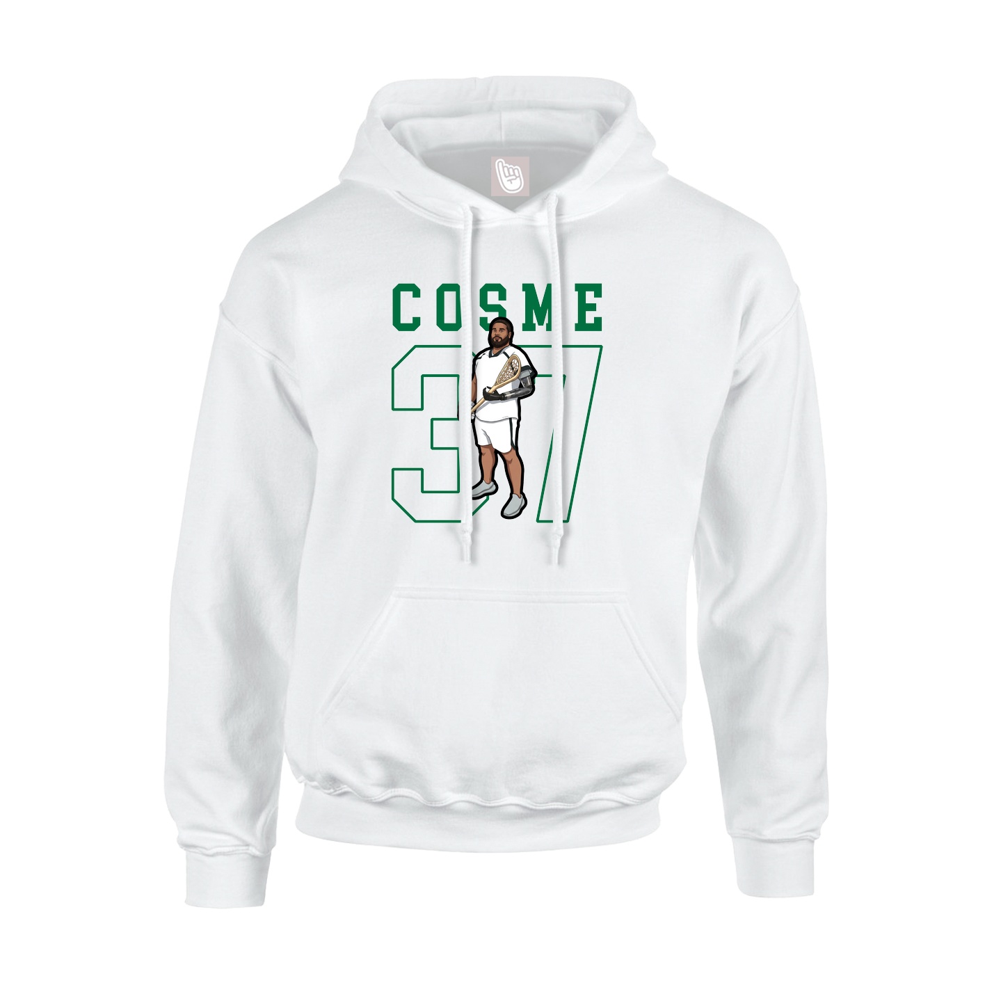 Hoodie — Shirsey in White