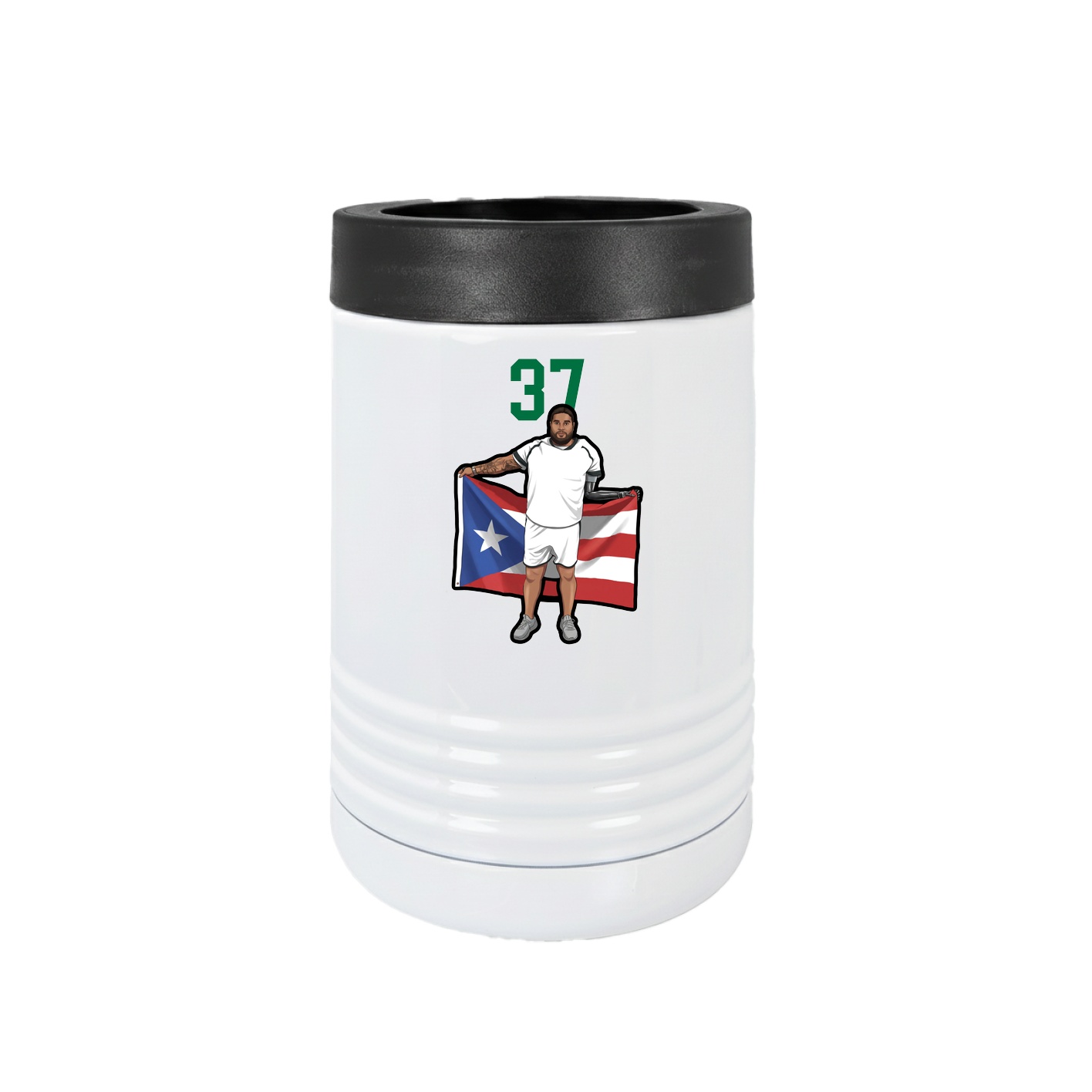 Beverage Holder — Number Top in White
