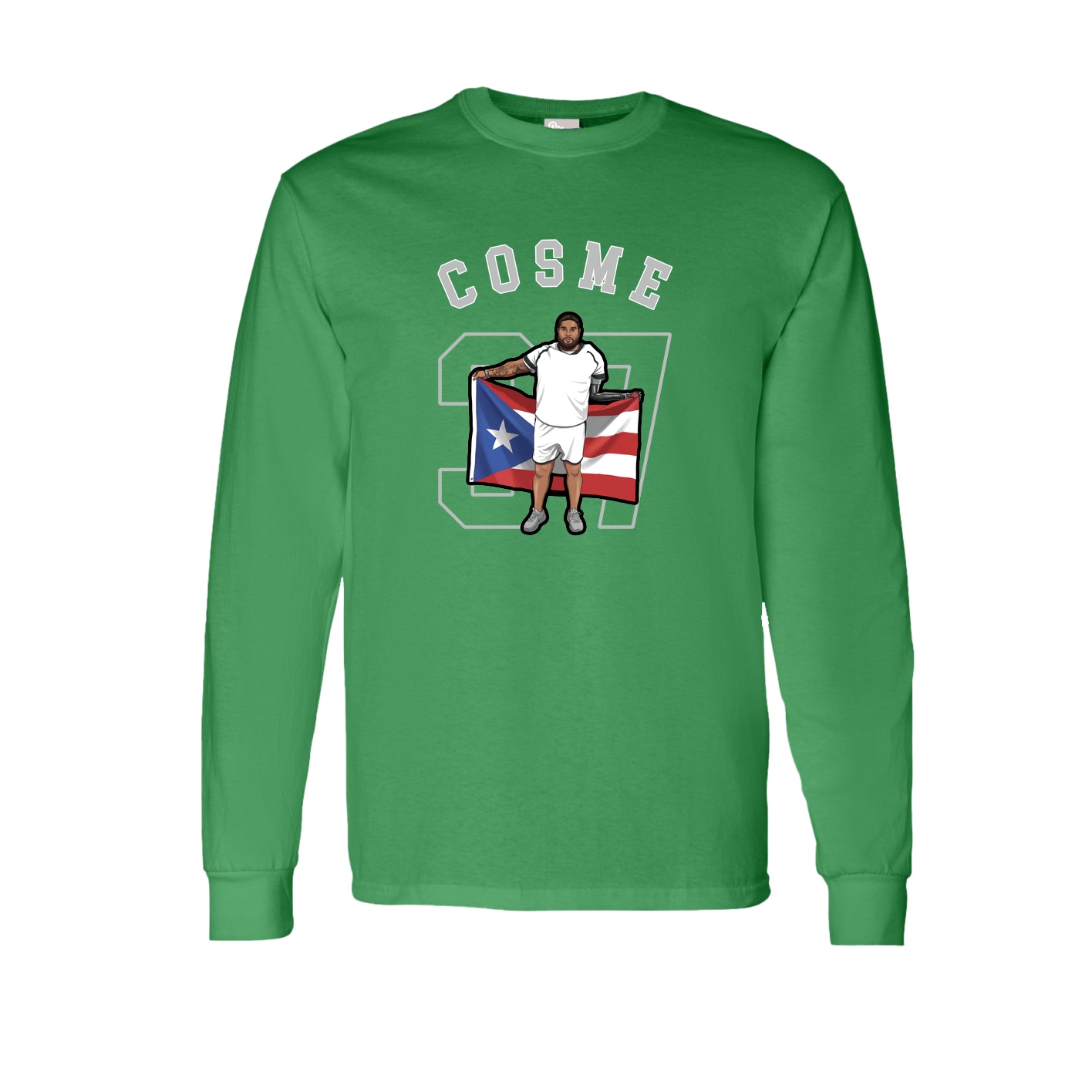 Long Sleeve Tee — Shirsey Arch in Green