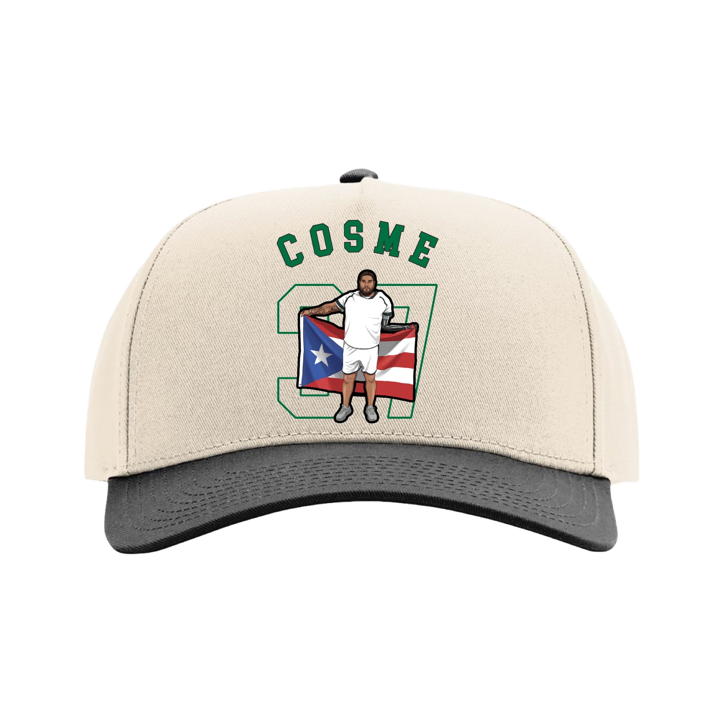 Full Fabric Five-Panel Champ Cap