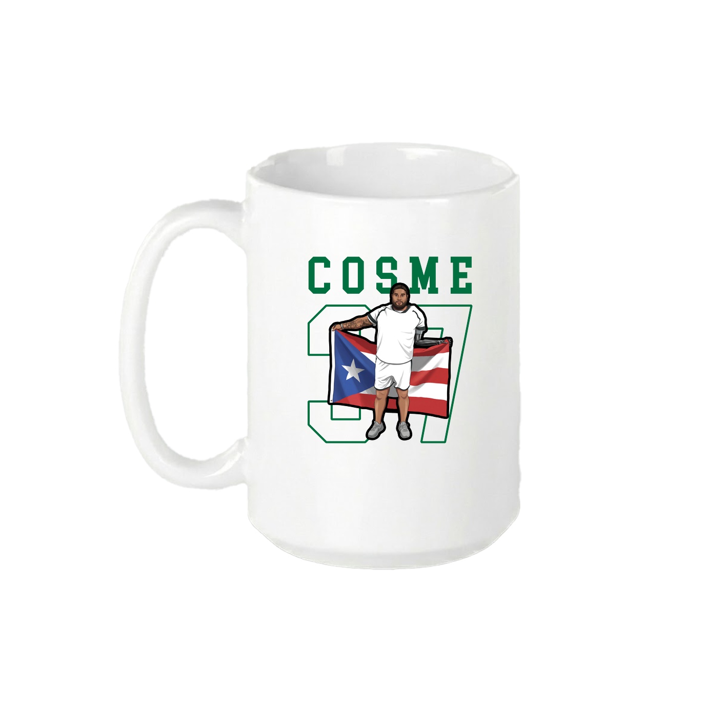 15oz Coffee Mug — Shirsey in White