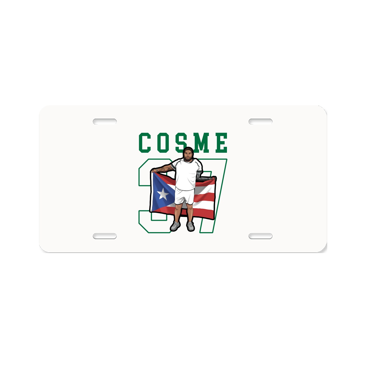 License Plate — Shirsey in Classic