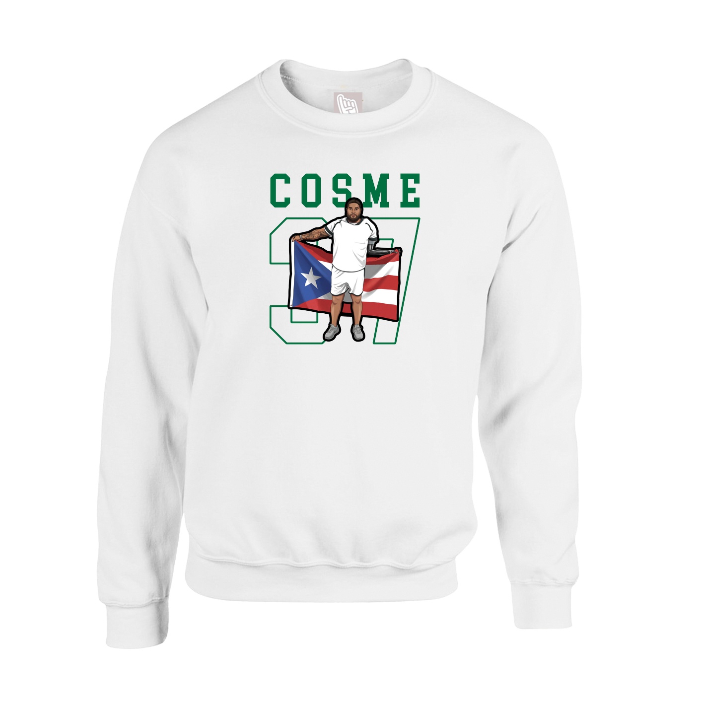Fleece Crew — Shirsey in White