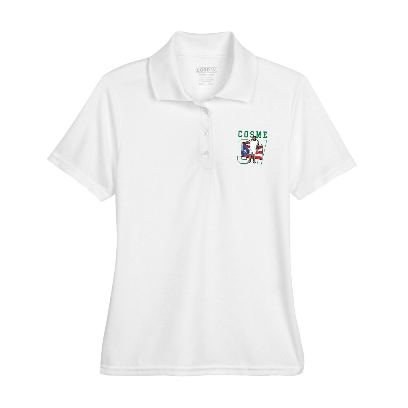 Womens Performance Polo — Shirsey in White