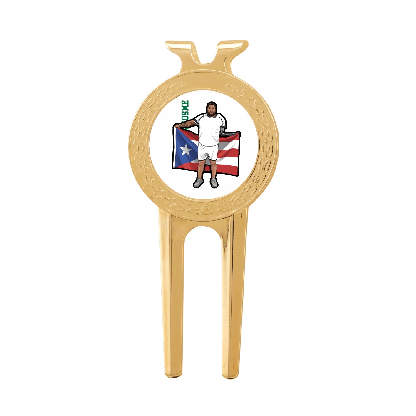 Divot Tool with Ball Marker — Name Vertical in Classic
