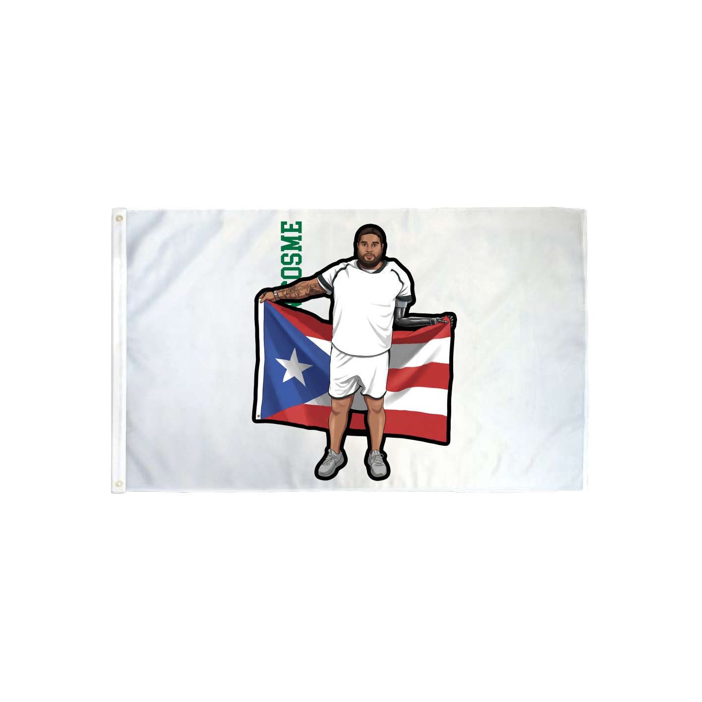 3x5 Flag — Name Vertical in Classic