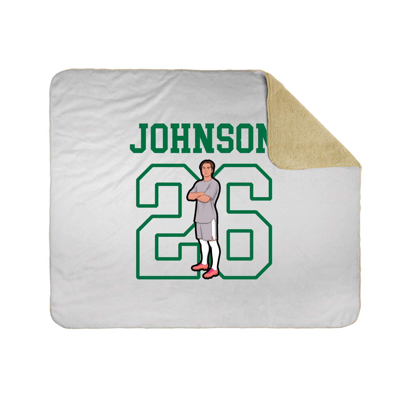 Throw Blanket — Shirsey in White