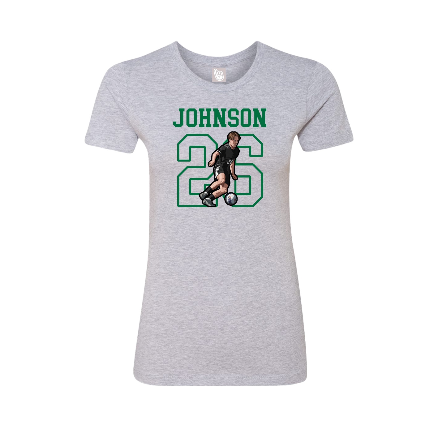 Fitted Women's Tee — Shirsey in Grey
