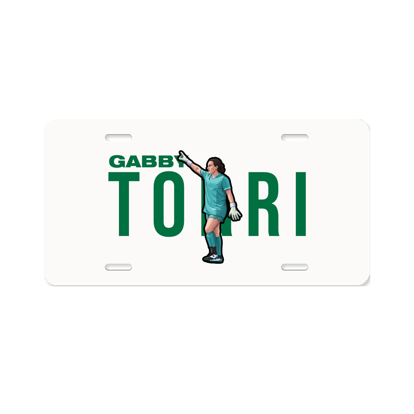 License Plate — Player Name in Classic