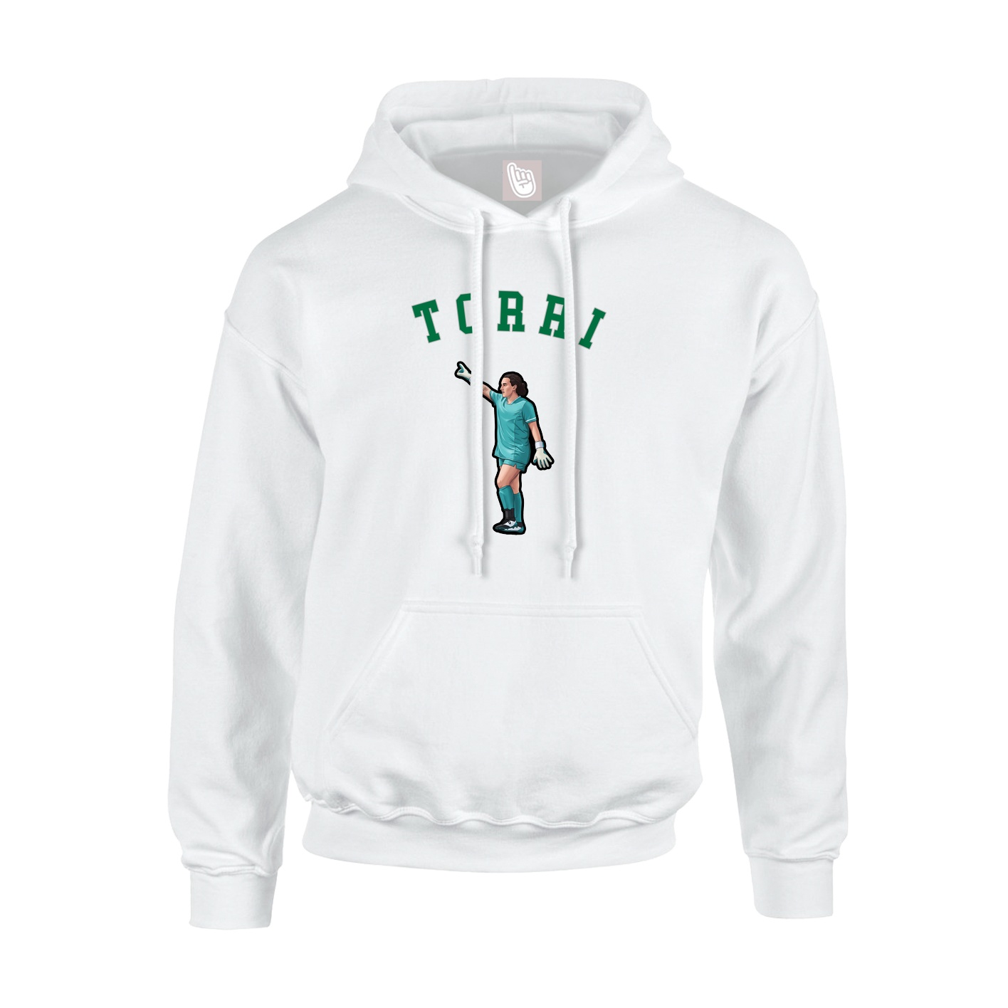Hoodie — Shirsey Arch in White