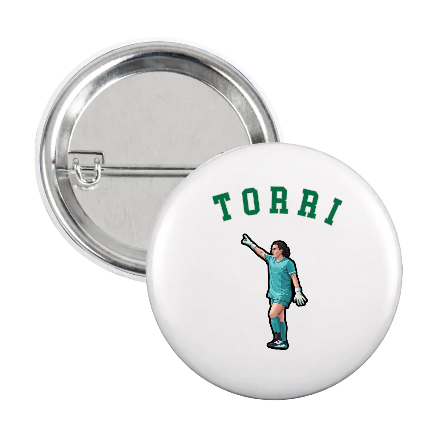 Game Day Button — Shirsey Arch in White