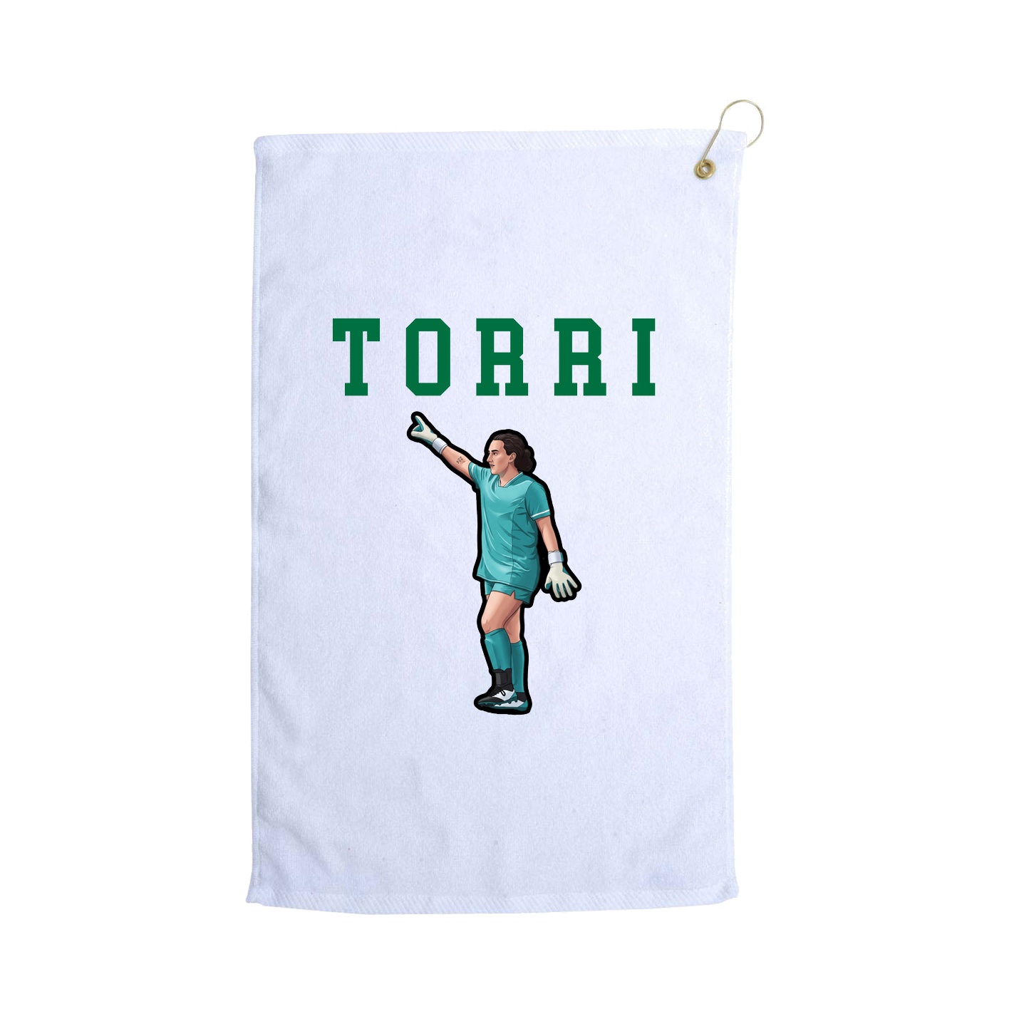 Golf Towel — Shirsey in White