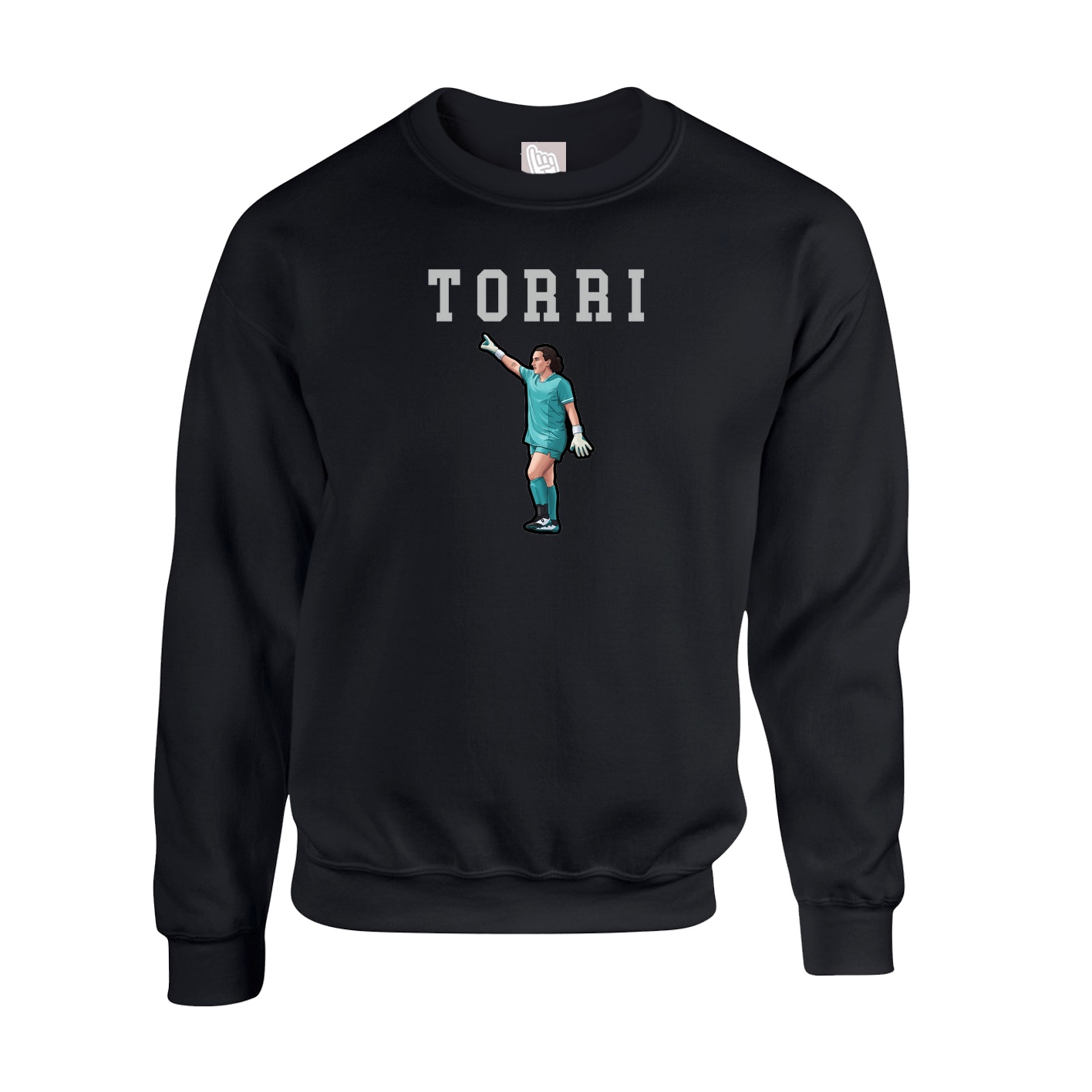 Fleece Crew — Shirsey in Black