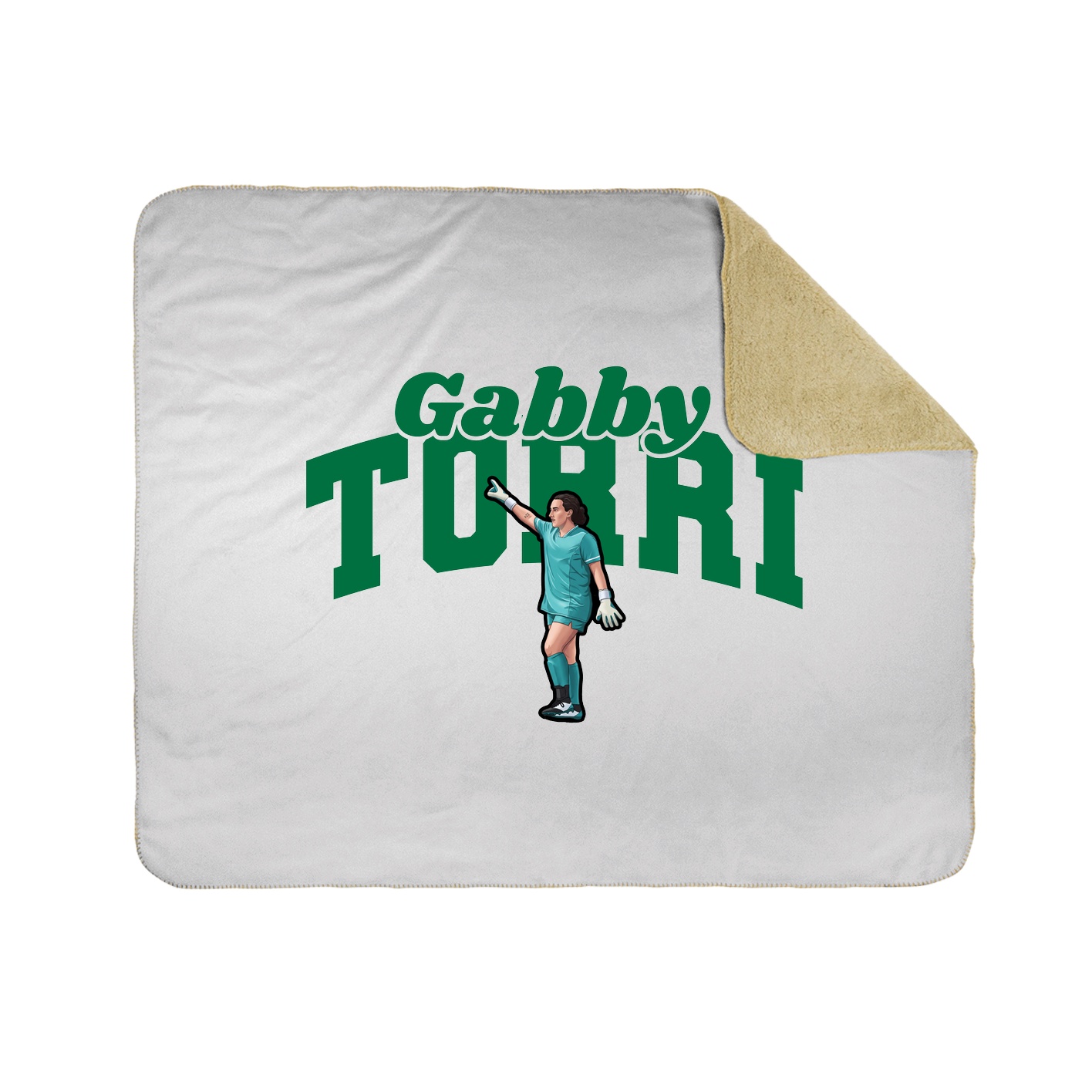 Throw Blanket — Signature Arch in White