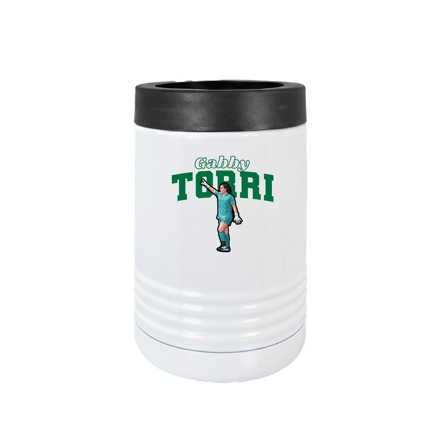 Beverage Holder — Name Arch in White