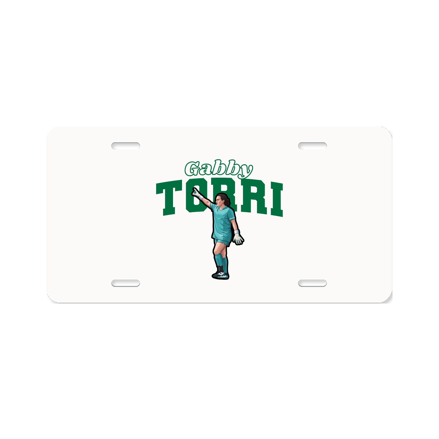 License Plate — Name Arch in Classic