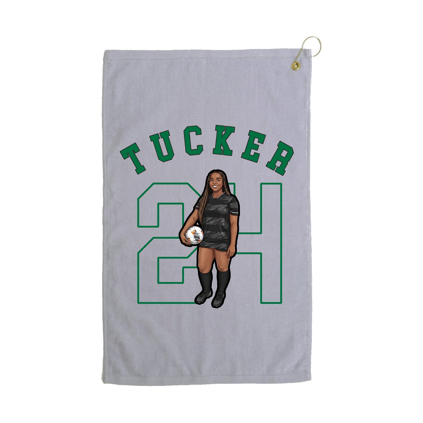 Golf Towel — Shirsey Arch in Grey