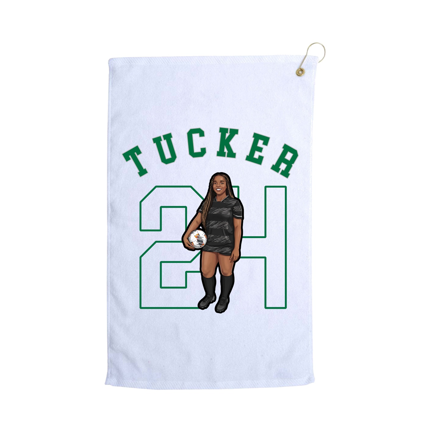 Golf Towel — Shirsey Arch in White
