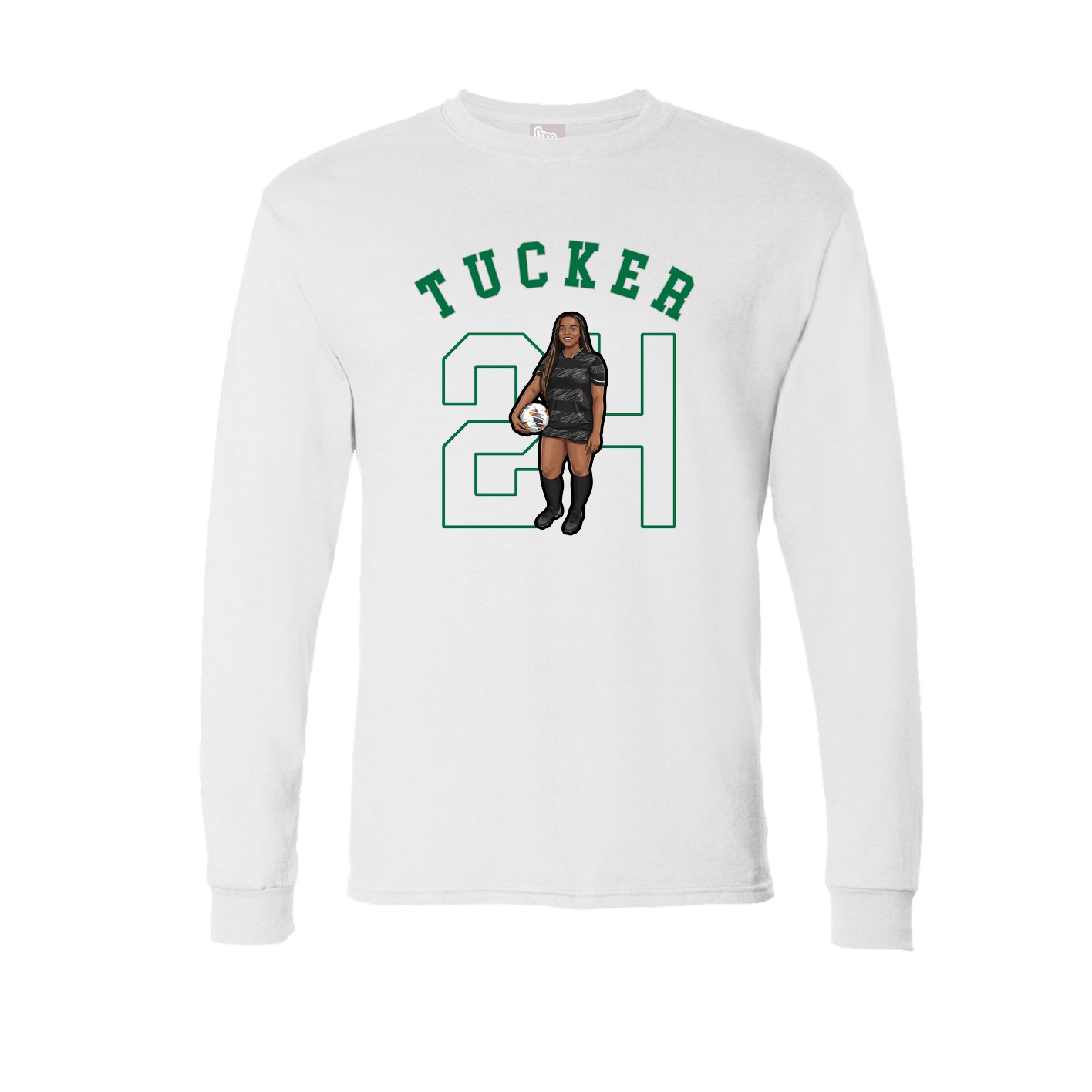 Long Sleeve Tee — Shirsey Arch in White