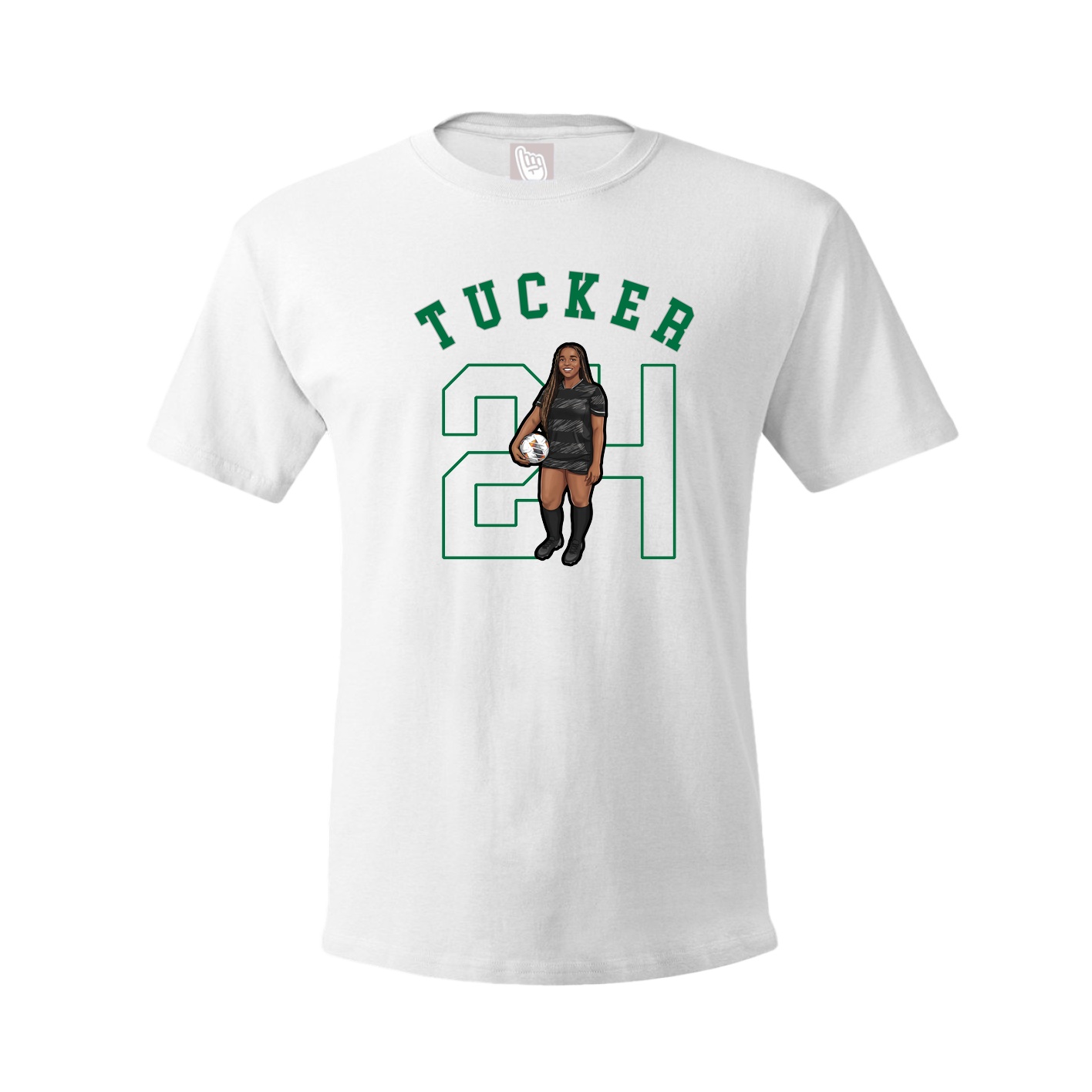 Youth Tee — Shirsey Arch in White