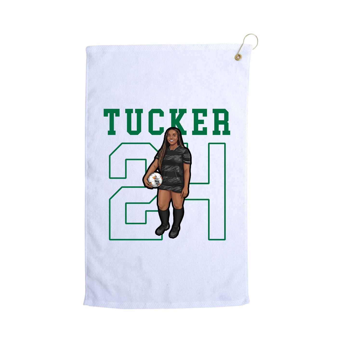 Golf Towel — Shirsey in White