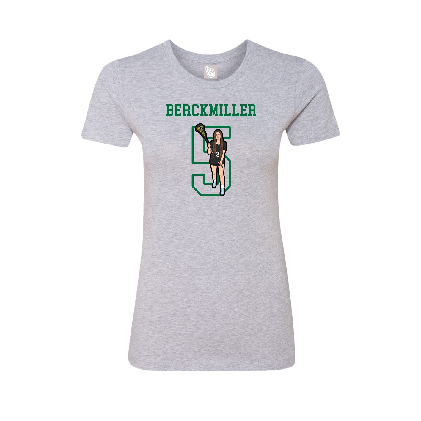 Fitted Women's Tee — Shirsey in Grey