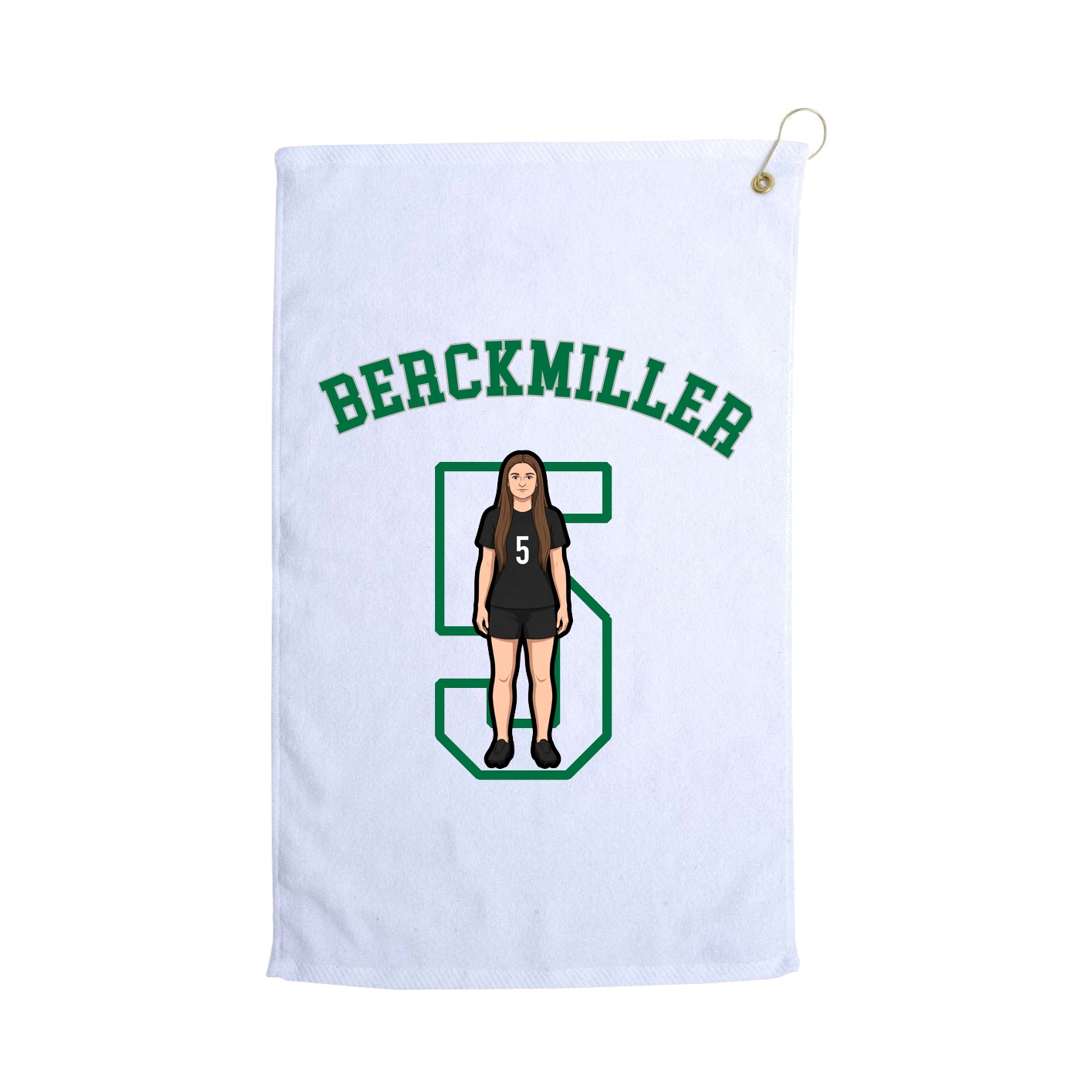 Golf Towel — Shirsey Arch in White