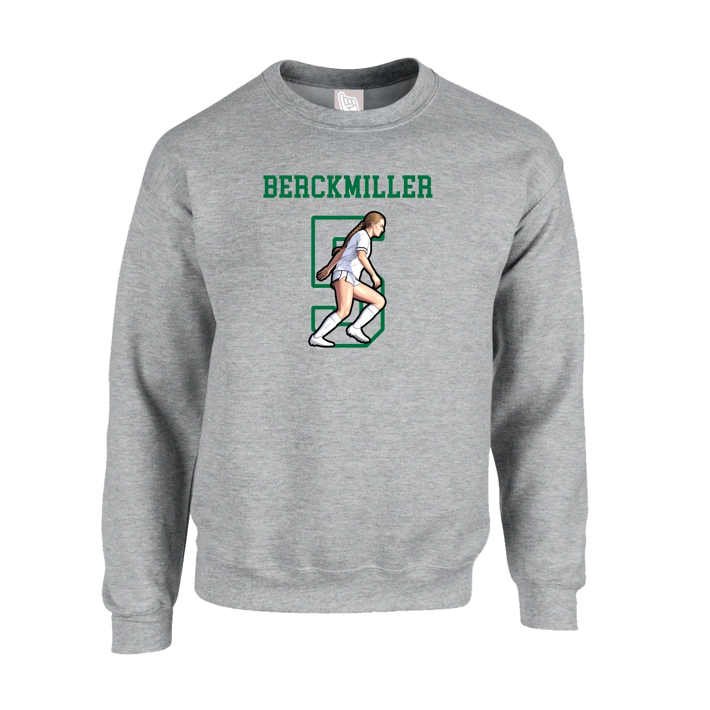 Fleece Crew — Shirsey in Grey