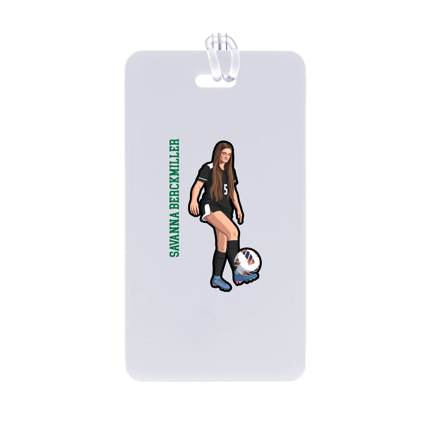Bag Tag — Name Vertical in Classic