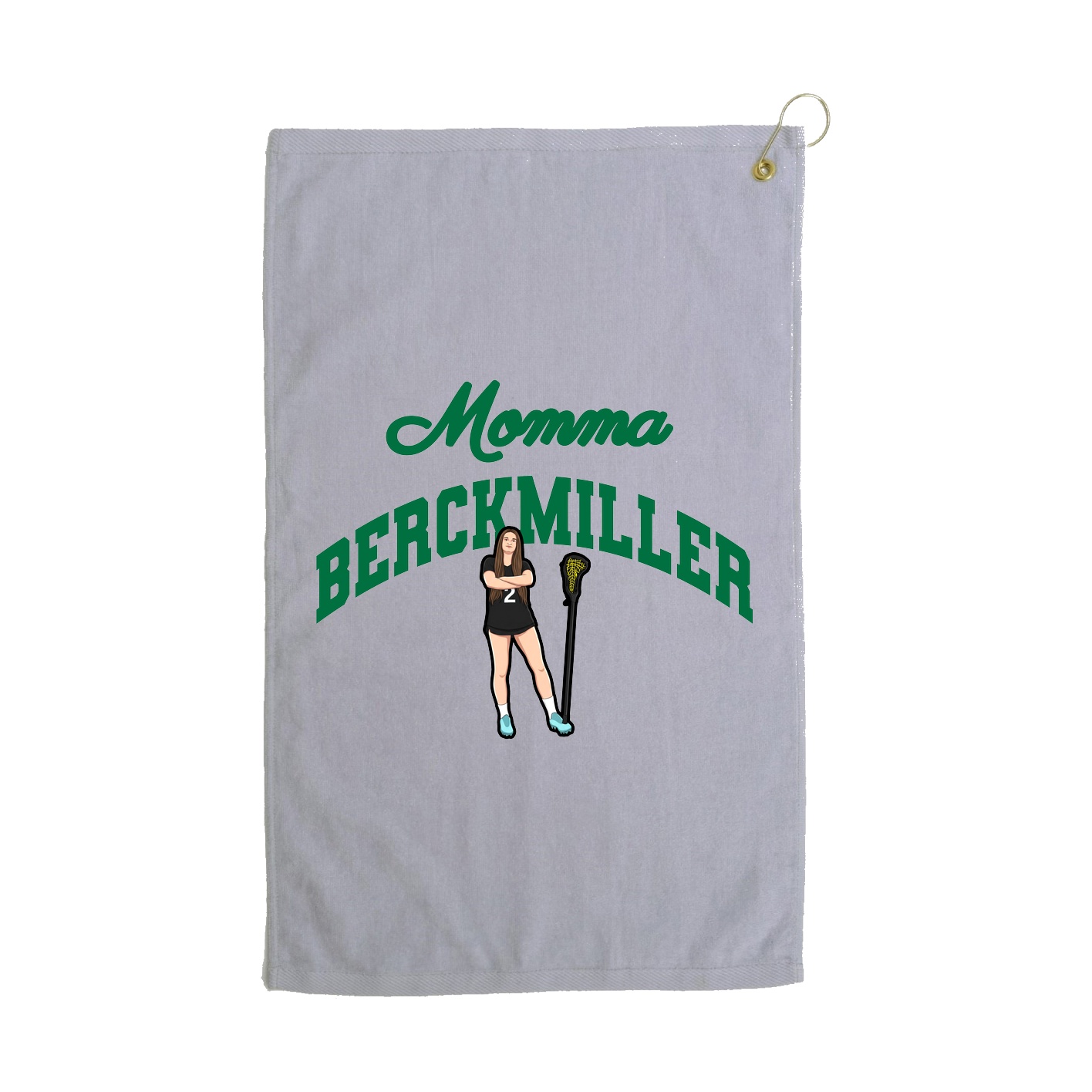 Golf Towel — Mothers Day Arch in Grey
