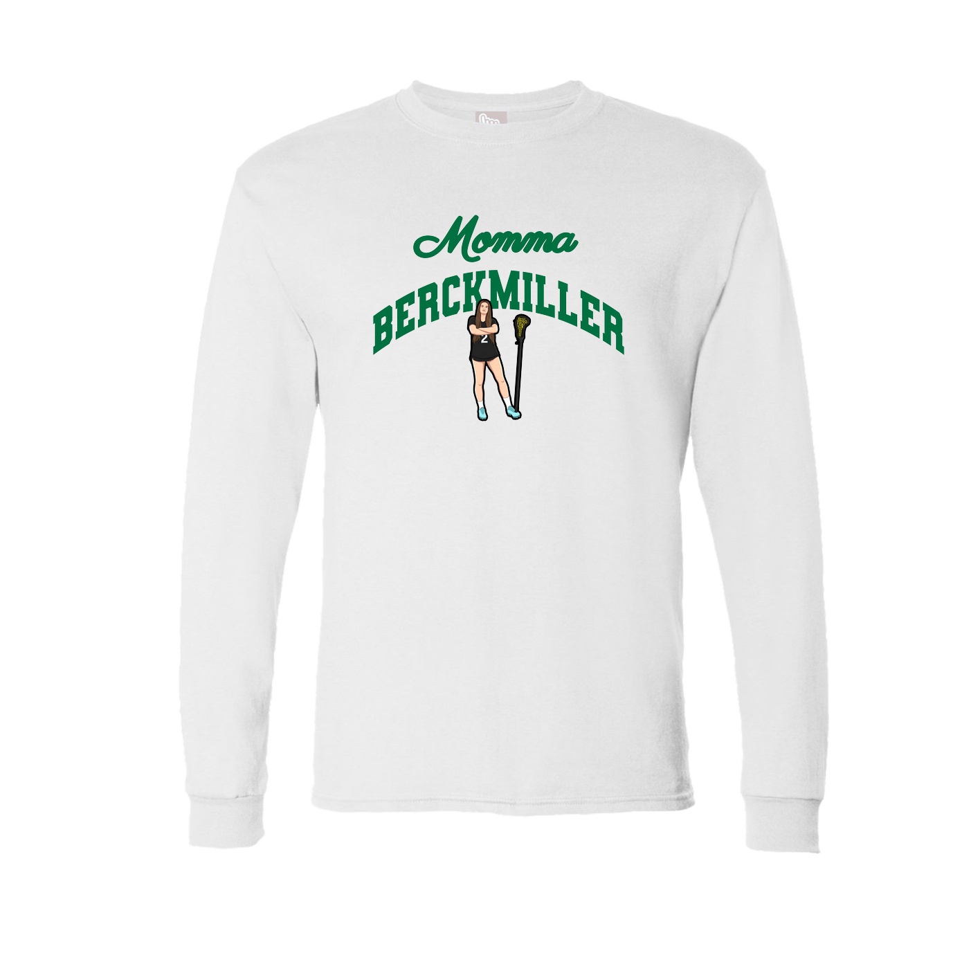Long Sleeve Tee — Mothers Day Arch in White
