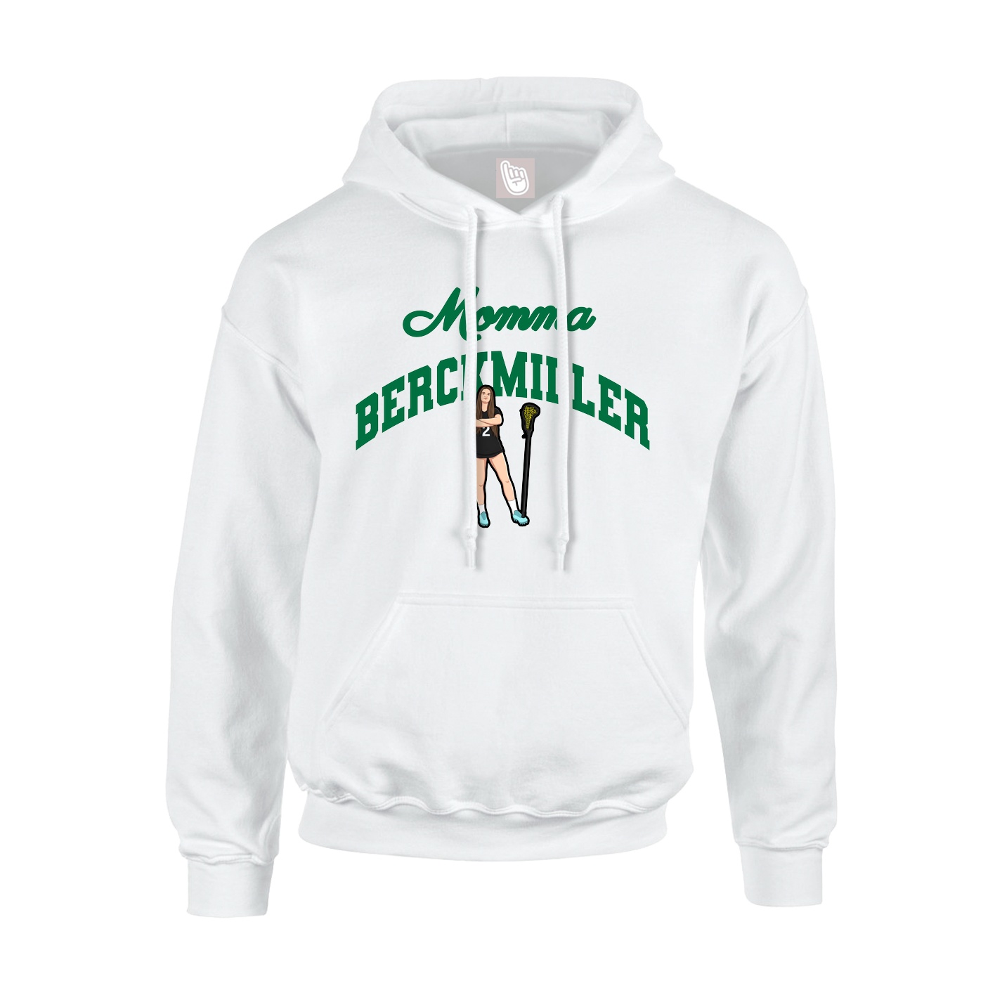 Youth Hoodie — Mothers Day Arch in White