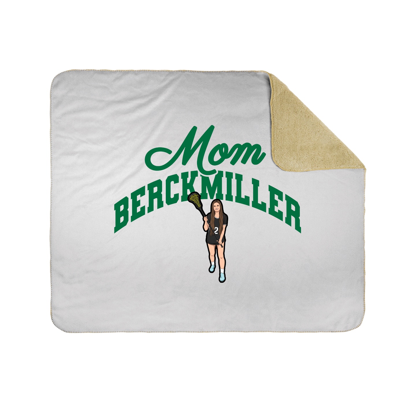 Throw Blanket — Mothers Day Arch in White